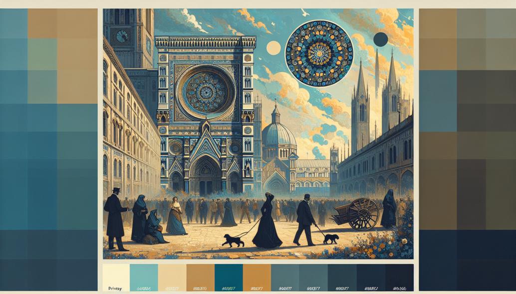 The Significance of Frame Color in Artwork Presentation Content